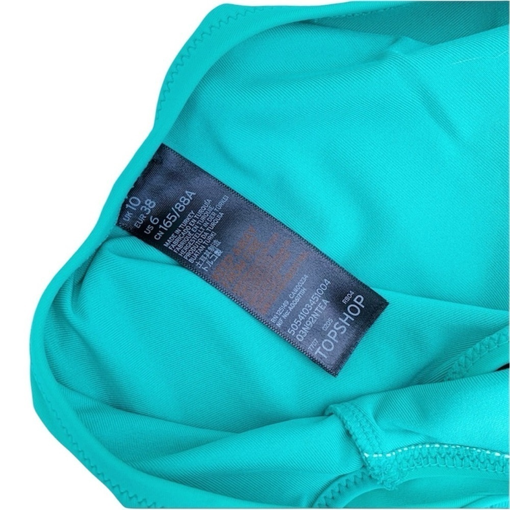 Topshop Teal One-Piece Swimsuit - Picture 5 of 7